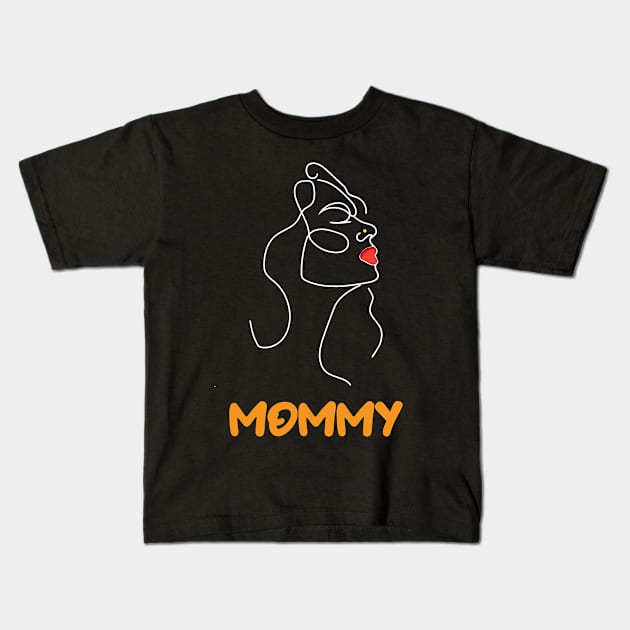 MOMMY Kids T-Shirt by Rahelrana